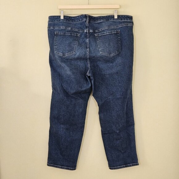 Torrid Jean Women 24S Short Blue Perfect Boyfriend Ankle Vintage Stretch Western - Picture 16 of 16